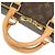 Borsa Boston Keepall Bandoulière 55 Monogram Louis Vuitton Marrone - vista 6