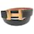 Hermès Constance H-Buckle Gürtel Braun Schwarz