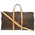 Boston Bag Keepall Bandoulière 55 Louis Vuitton Braun