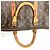 Borsa Keepall Bandoulière 55 Monogram Louis Vuitton Marrone - vista 15