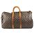 Borsa Keepall Bandoulière 55 Monogram Louis Vuitton Marrone - vista 2