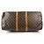 Borsa Keepall Bandoulière 55 Monogram Louis Vuitton Marrone - vista 5