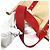 Louis Vuitton Antigua Cabas MM Tasche Rot Beige - Ansicht 18