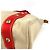 Louis Vuitton Antigua Cabas MM Tasche Rot Beige - Ansicht 6
