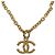 Collana in metallo dorato Chanel Lava Coco Marca 95A D'oro