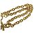 Collana in metallo dorato Chanel Lava Coco Marca 95A D'oro - vista 7