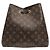 Néonoé Borsa a Spalla Neo Noé MM Monogramma Louis Vuitton Marrone Nero - vista 2