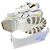 Mm6 Triple Strap Plattform Ledersneaker Weiß - Ansicht 8