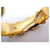 Hermès VINTAGE HERMES CROISILLONS BRACELET GOLD PLATED & POROSUS CROCODILE LEATHER BANGLE Golden  - view 10