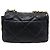 BORSA CHANEL 19 AS1160 IN PELLE NERA LOGO CC BORSA A SPALLA Nero - vista 2