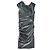 NUEVO VESTIDO LANVIN PLISADO SIN MANGAS W0-2002-2207-P8A TAMAÑO 36 EN ALGODÓN Verde
