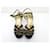 CHAUSSURES YVES SAINT LAURENT TRIBUTE BL 267367 38.5 SANDALES DAIM NOIR  - vue 6