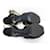 CHAUSSURES YVES SAINT LAURENT TRIBUTE BL 267367 38.5 SANDALES DAIM NOIR  - vue 9