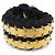 Bracciale Aurelie Bidermann Copacabana Cuff Aperto Metallo Dorato D'oro