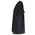 T-shirt Oversized Crypto Balenciaga in Cotone Nero - vista 2
