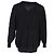 Balenciaga V-Ausschnitt Pullover aus schwarzer Viskose - Ansicht 3