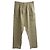 Pantalones rectos a medida Lemaire en seda beige