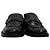 Timeless Mocassini con logo lucido Chanel in pelle di vitello nera Nero - vista 2