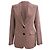 Victoria Beckham Printed Blazer in Multicolor Viscose Multiple colors