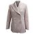 Khaite Cassie Doppelreiher Blazer aus rosa Polyester Braun Pink