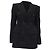 Blazer Hourglass de Tweed Balenciaga en Algodón Negro