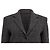 Theory Elbow-Patch Plaid Blazer in Grey Wool - view 2