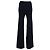 Chloé Ribbed Flared Pants in Navy Blue Wool