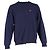 Navyblauer Wollpullover mit Balenciaga-Logo-Stickerei Marineblau