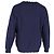 Navyblauer Wollpullover mit Balenciaga-Logo-Stickerei Marineblau - Ansicht 3