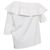 Victoria Victoria Beckham Off-Shoulder Rüschbluse aus weißer Baumwolle Roh - Ansicht 5