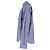 Camicia a righe in cotone blu con logo ricamato Balenciaga - vista 2