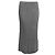 Victoria Beckham Midi-Rock aus grauem Polyester