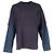 T-shirt a maniche lunghe sovrapposta Balenciaga in cotone multicolore