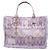 Borsa tote tie-dye Kasbah Sandro in cotone viola Porpora