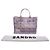 Borsa tote tie-dye Kasbah Sandro in cotone viola Porpora - vista 5