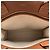 Céline Borsa tote verticale Celine Small Cabas logo in tela marrone Rosso - vista 7