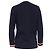 Maje Moulinette Cardigan mit Kontrastbesatz aus navyblauer Baumwolle Marineblau - Ansicht 4