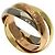 Cartier Trinity 18K Gold Band Ring