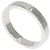 Gravierter Platinring von Cartier