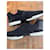 Hermès Sneakers Hermes in stretch e pelle Nero  - vista 3