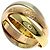 Anello Trinity di Cartier in oro 18K
