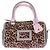 Borsa Roger Vivier Leopardata e Rosa in Pelle Marrone