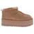 Ugg Stivali foderati "Classic Ultra Mini" con piattaforma Cammello - vista 2
