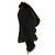 Sprung Frères Abrigo negro de piel - vista 3