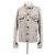 Saint Laurent Jeansjacke Weiß Baumwolle L