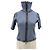 Autre Marque Top blu con zip e colletto alto DHRUV KAPOOR