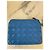 Pochette Dior Blu in Tessuto Cannage - vista 4