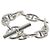 Bracciale Charm Chaine d'Ancre GM in Argento di Hermès