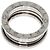 Bulgari Anello Bvlgari B-zero1 a 2 bande in oro bianco 18K - vista 4