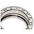 Bulgari Anello Bvlgari B-zero1 a 2 bande in oro bianco 18K - vista 6